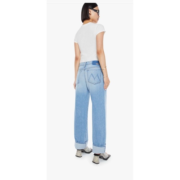MOTHER Superior The LIL Dodger Button Hover Cuff Funk N' Flair Jeans sz. 26 NWT - Picture 3 of 11
